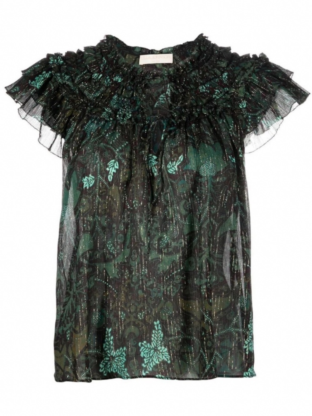 Ulla Johnson Signe Top Rainforest Size 8